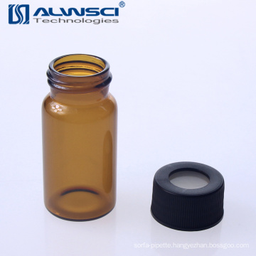 Amber glass 20ml sample vial for Waters Agilent autosamplers